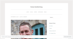 Desktop Screenshot of briankimberling.com